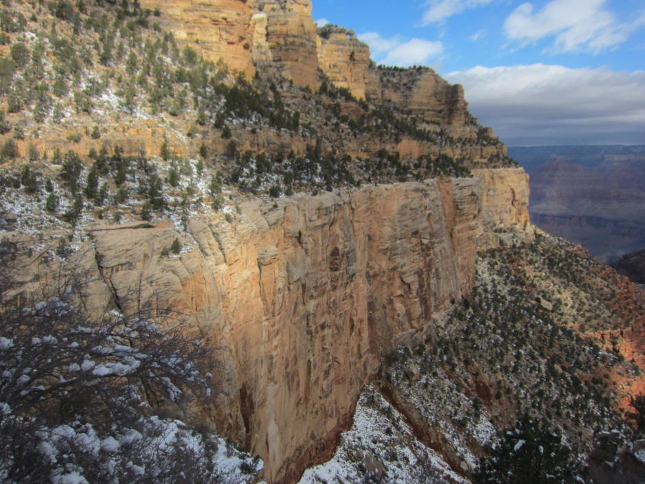 Grand CanyonグランドキャニオンBrightAngelTrailブライトエンジェルトレール地層の模様