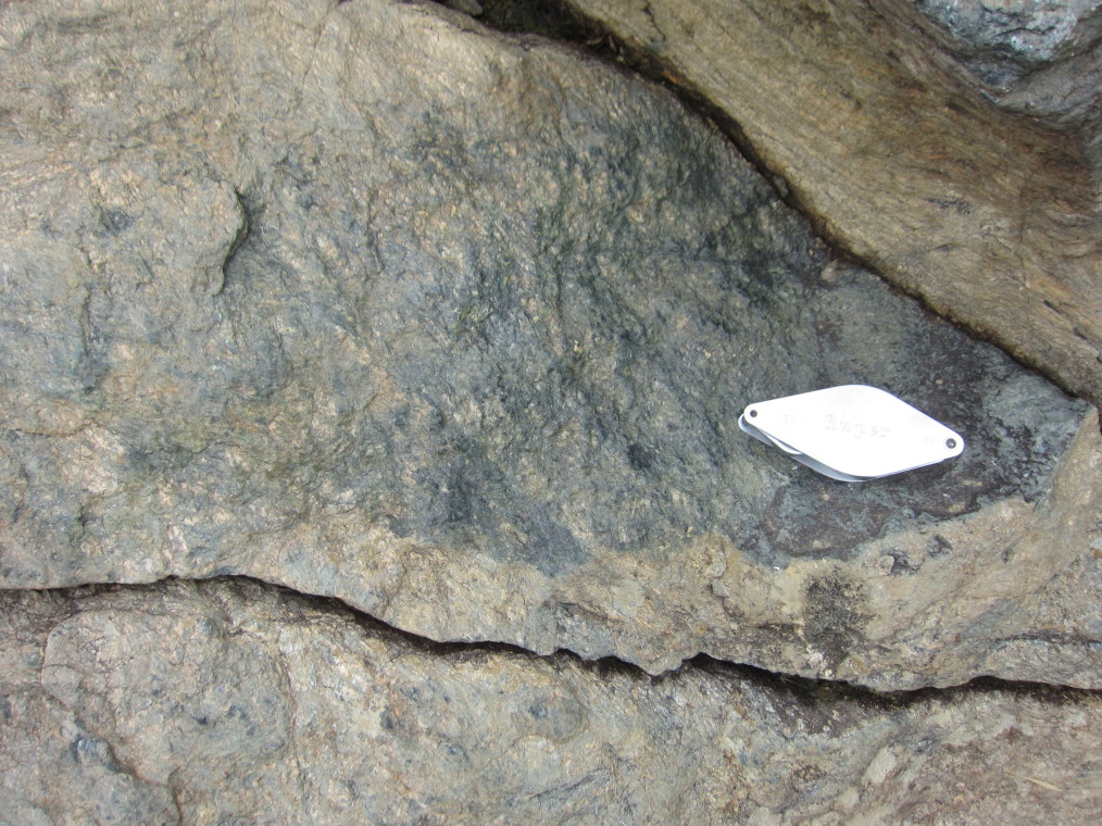 白馬八方尾根の蛇紋岩