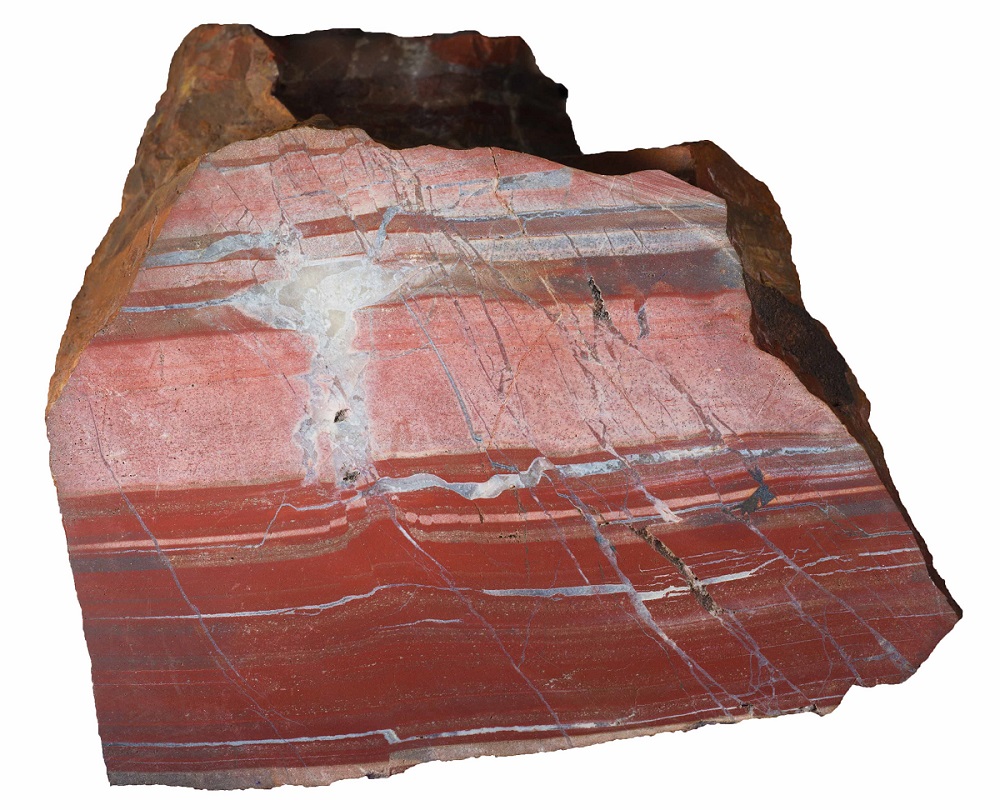 太古代(先カンブリア時代)34億年前のチャート(西オーストラリア　ピルバラ地塊　ノースポール)